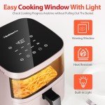 Beelicious 4QT Smart Air Fryer with Viewing Window