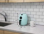 Elite Gourmet Compact Air Fryer - Mint 2.1 Quart