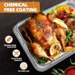 Dual Air Fryer Basket & Pans Set with Parchment