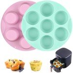 Silicone Egg Bite Molds for Air Fryer - 2 Pack