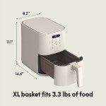 Bella 4Qt Slim Air Fryer with Ceramic Coating