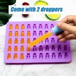 Silicone Gummy Bear Candy Molds - 4 Pack