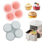 Silicone Air Fryer Egg Mold - 2 Pcs Set
