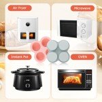 Silicone Air Fryer Egg Mold - 2 Pcs Set