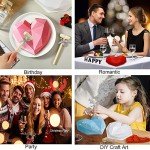 Heart-Shaped Silicone Molds for Chocolate Making