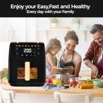 Panana 8QT Large Touchscreen Air Fryer