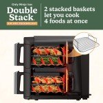 Ninja 8QT Dual-Basket Air Fryer with 6 Functions