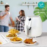 Ultrean 4.2 Quart Electric Air Fryer – Oilless Cooking