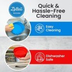 Collapsible Silicone Air Fryer Basket Liners - 2 Pack