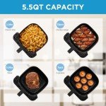 Midea 5.5QT Air Fryer with Rapid Air Technology