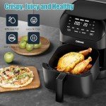6.2 QT Air Fryer with Digital Touch Screen