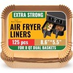 125 Pcs Air Fryer Liners for Ninja Foodi