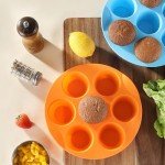 Silicone Egg Bite Molds for Air Fryers - 2 Pack