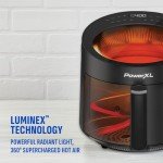 PowerXL LUMINEX 5.3 QT Air Fryer with Window