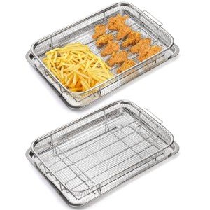 Yarlung Stainless Steel Air Fryer Basket Set