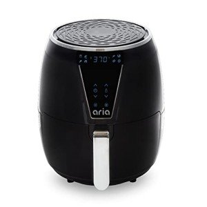 Aria 5Qt Ceramic Air Fryer - Premium Black
