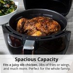 Aria 5Qt Ceramic Air Fryer - Premium Black