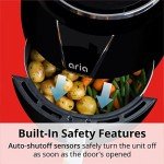 Aria 5Qt Ceramic Air Fryer - Premium Black