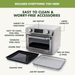 GreenPan Bistro 9-in-1 Stainless Steel Air Fryer