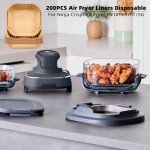 200PCS Disposable Air Fryer Liners for Ninja