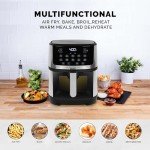 Kalorik 7-Quart Touchscreen Stainless Steel Air Fryer