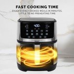 Kalorik 7-Quart Touchscreen Stainless Steel Air Fryer