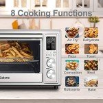 Galanz 8-in-1 Air Fryer & Rotisserie Oven