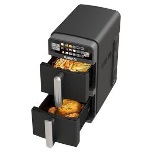 10-Quart Dual Basket Air Fryer with Smart Features