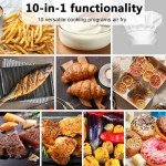 10-Quart Dual Basket Air Fryer with Smart Features