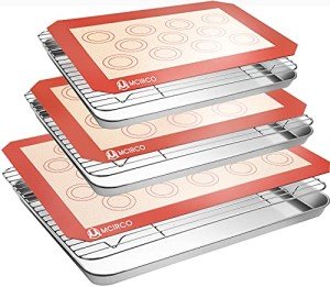 Stainless Steel Baking Sheet and Cooling Rack Set