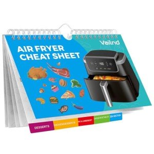 Air Fryer Cheat Sheet Magnet Cooking Guide
