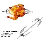 Stainless Steel Rotisserie Forks for Air Fryer