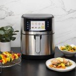 Kalorik VIVID SELECT 7QT Stainless Steel Air Fryer