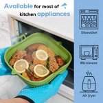 Reusable Silicone Air Fryer Liners - Square 8.5