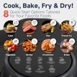 8QT Non-Toxic 6-in-1 Digital Air Fryer