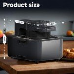 8QT Non-Toxic 6-in-1 Digital Air Fryer