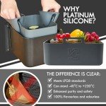 Silicone Air Fryer Liner Set with Mitts