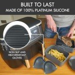 Silicone Air Fryer Liner Set with Mitts