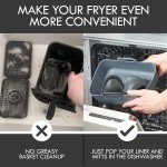 Silicone Air Fryer Liner Set with Mitts