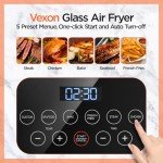 Vexon 4.5QT Glass Air Fryer with Digital Controls
