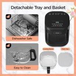 Vexon 4.5QT Glass Air Fryer with Digital Controls