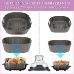 Silicone Air Fryer Liners for Ninja Crispi