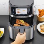Kalorik VIVID SELECT 7QT Stainless Steel Air Fryer