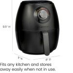 CHEFMAN 3.6 Qt Small Air Fryer with Cookbook