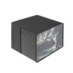 Gray Air Fryer Dust Cover with Accessory Pockets