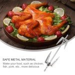 Stainless Steel Air Fryer Roast Chicken Fork