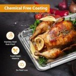 Large Air Fryer Basket and Tray with Parchment Paper