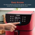 COSORI 5.8QT XL Air Fryer with 100 Recipes