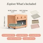 Large 6-in-1 Toxin-Free Air Fryer Oven