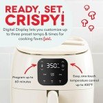 DASH Tasti-Crisp™ 2.6 Qt. Ceramic Air Fryer